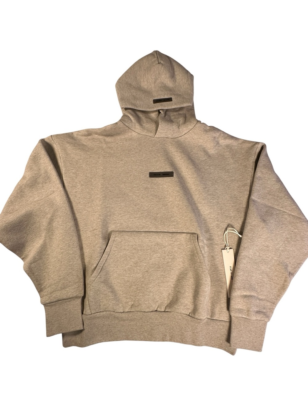 Fear of God ESSENTIALS Heather Stone Classic Fit Hoodie XXS NWT